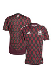 adidas Red 2024 Mexico Home Shirt - Image 1 of 3