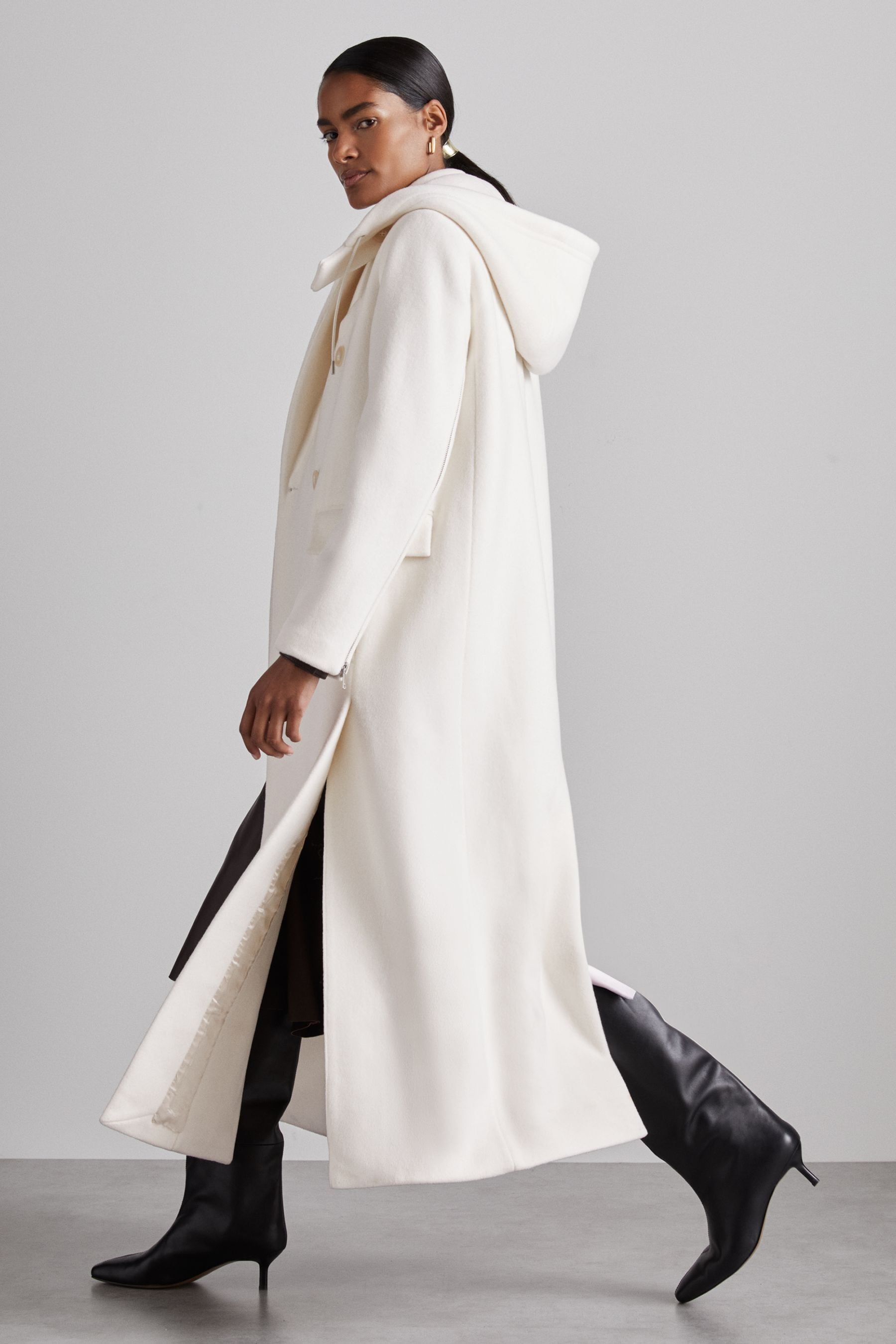 Reiss cream coat shop