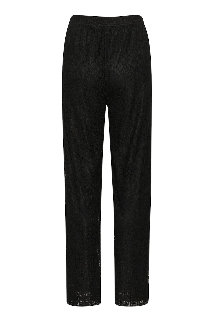 Saint Tropez Filipa High-Waisted Lace Black Trousers - Image 4 of 4