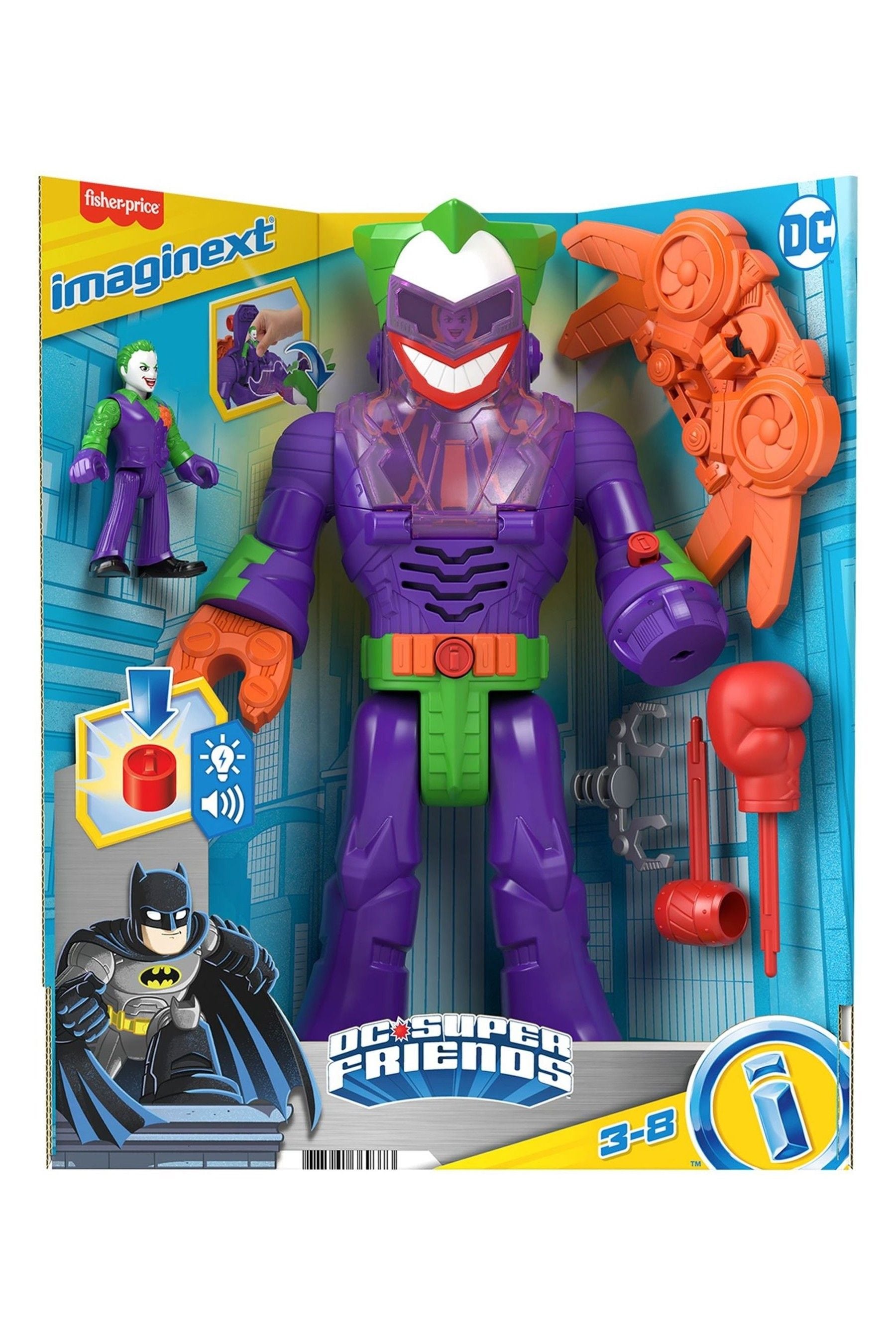 Buy Imaginext DC Super Friends The Joker Insider And LaffBot from the Next UK online shop