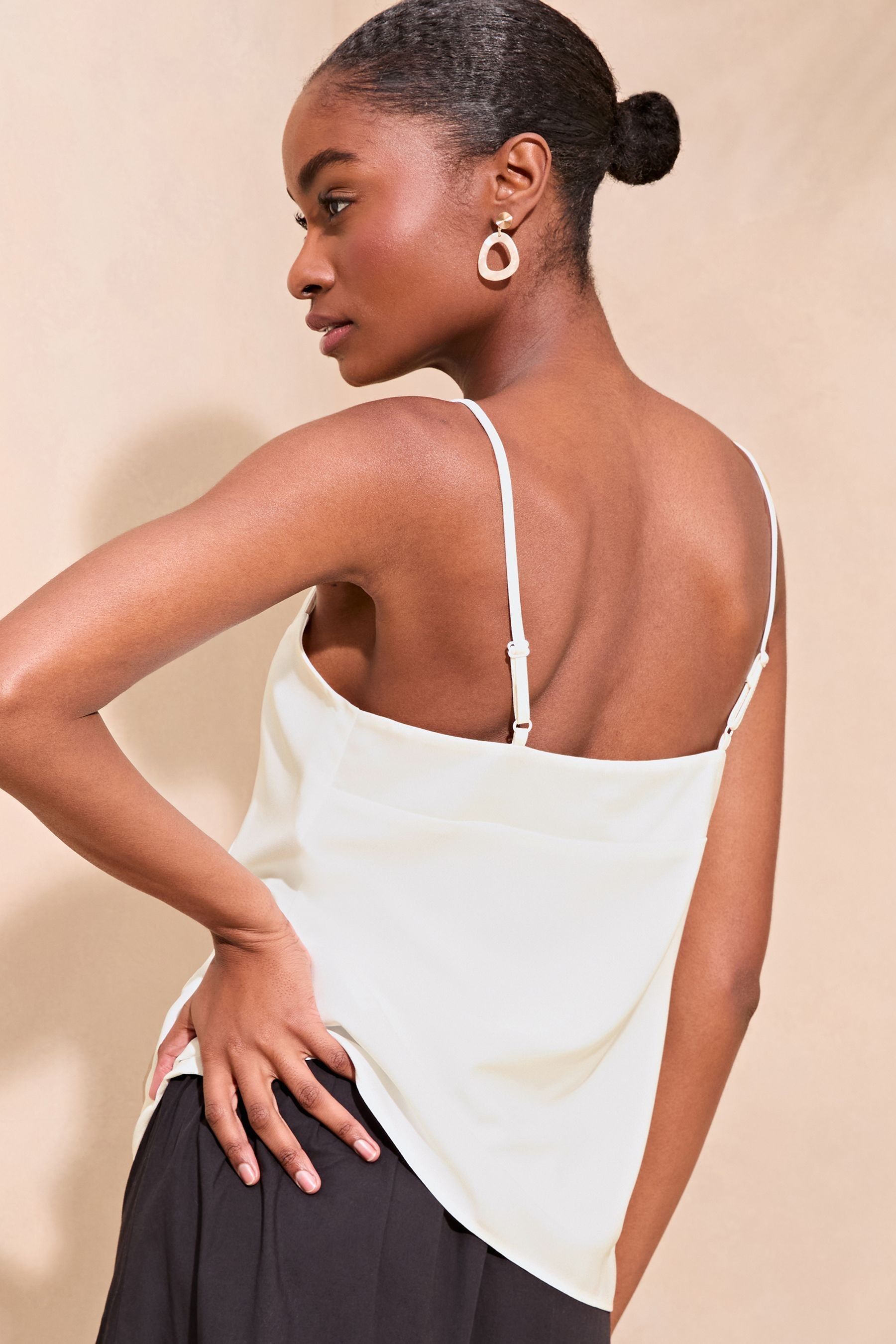 Lipsy satin cami top sales
