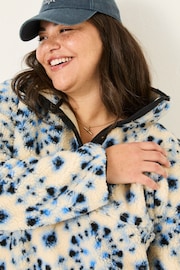 FatFace Ivory Printed Overhead Fleece - Image 8 of 9