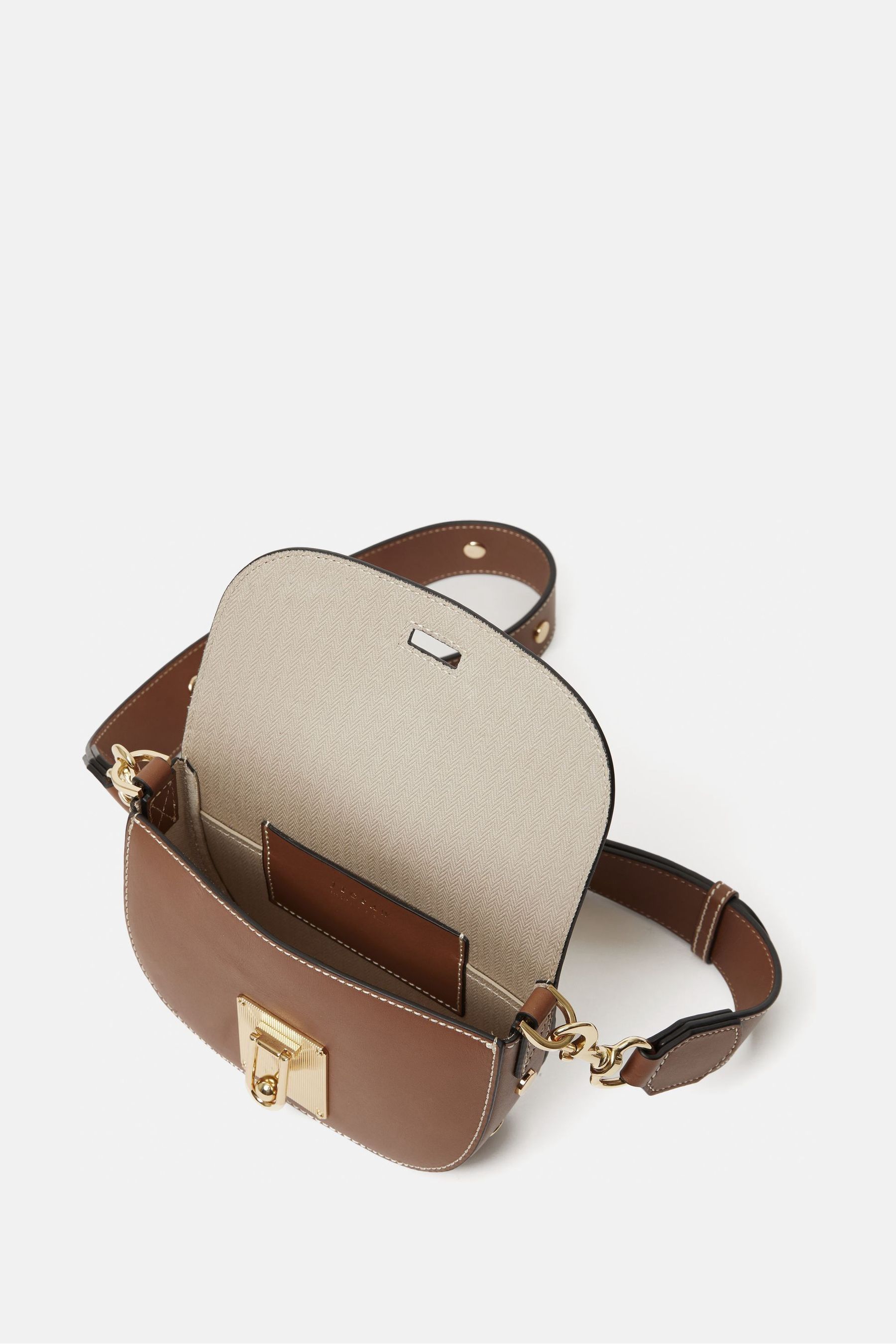 Buy Jigsaw Tan Denbigh Studded Bag from the Next UK online shop