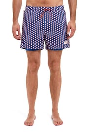 Sealskinz Blue Tile Print Swim Shorts - Image 1 of 5