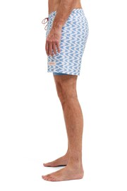 Sealskinz Blue Ripple Print Swim Shorts - Image 2 of 5