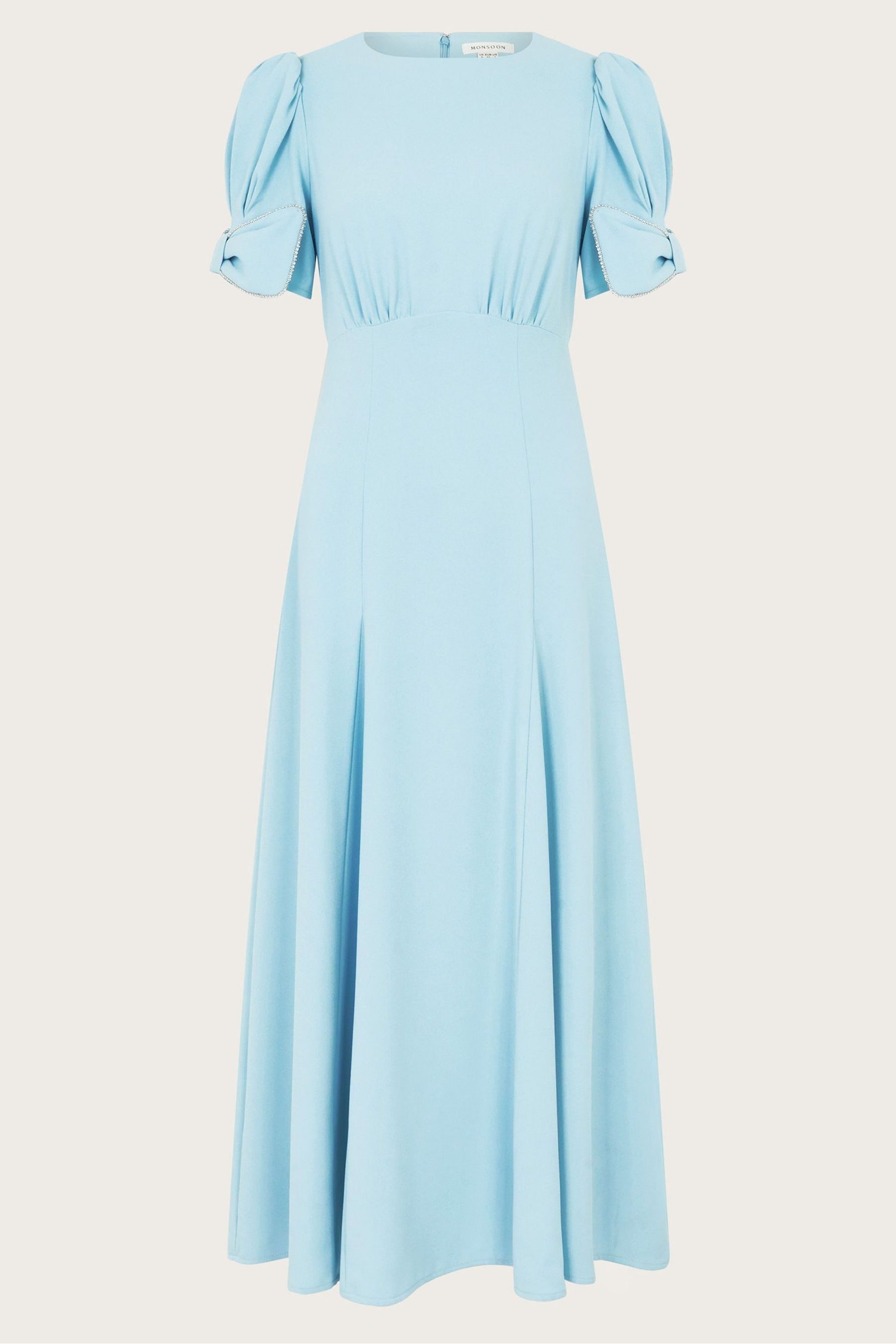 Buy Monsoon Blue Belle Bow Dress from the Next UK online shop