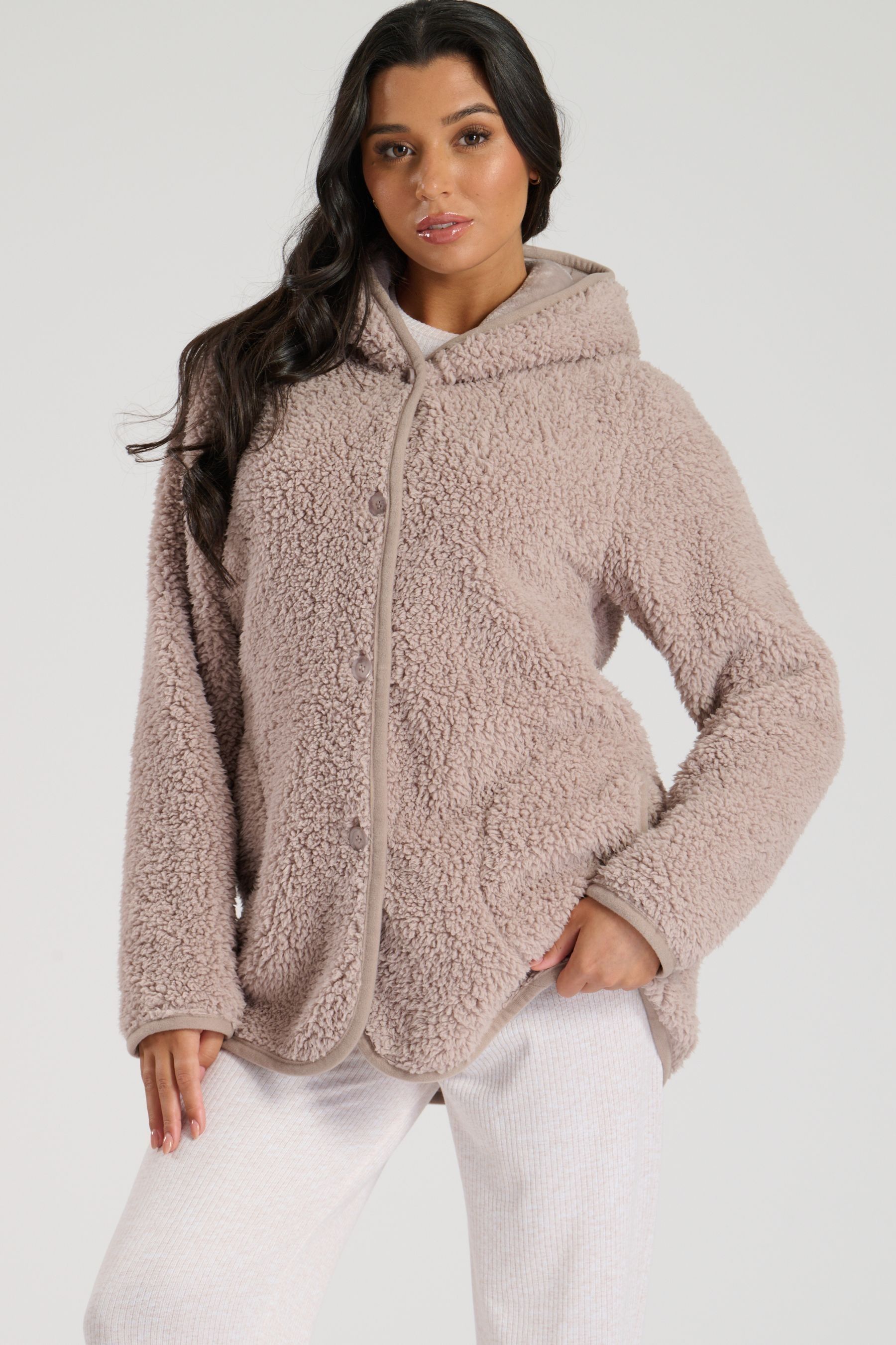 Hooded lounge cardigan online