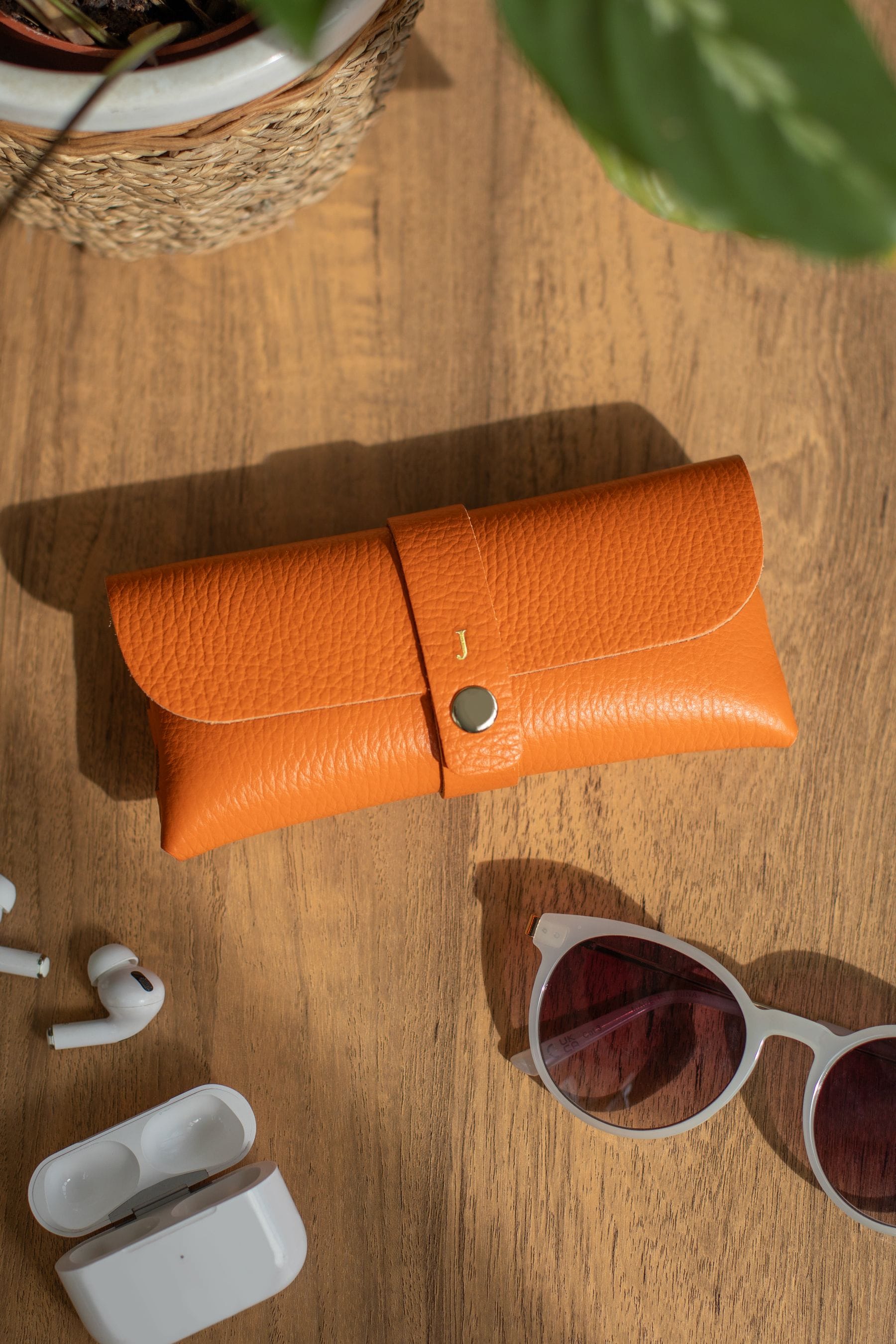 Buy LRM Goods Personalised Leather Glasses Case from the Next UK online shop