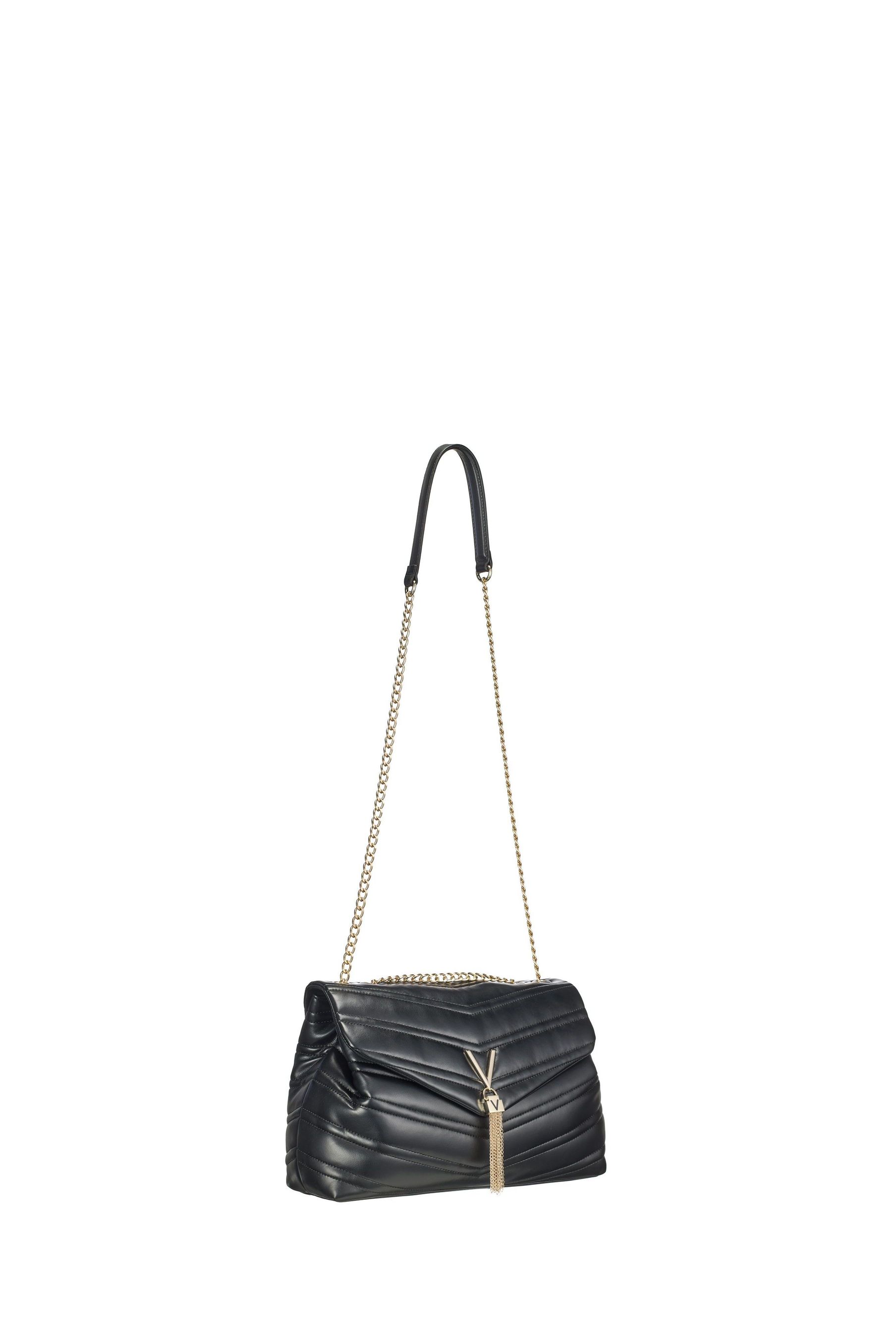 Valentino Bags Black Privilege Large Quilted Flap Bag one Womens