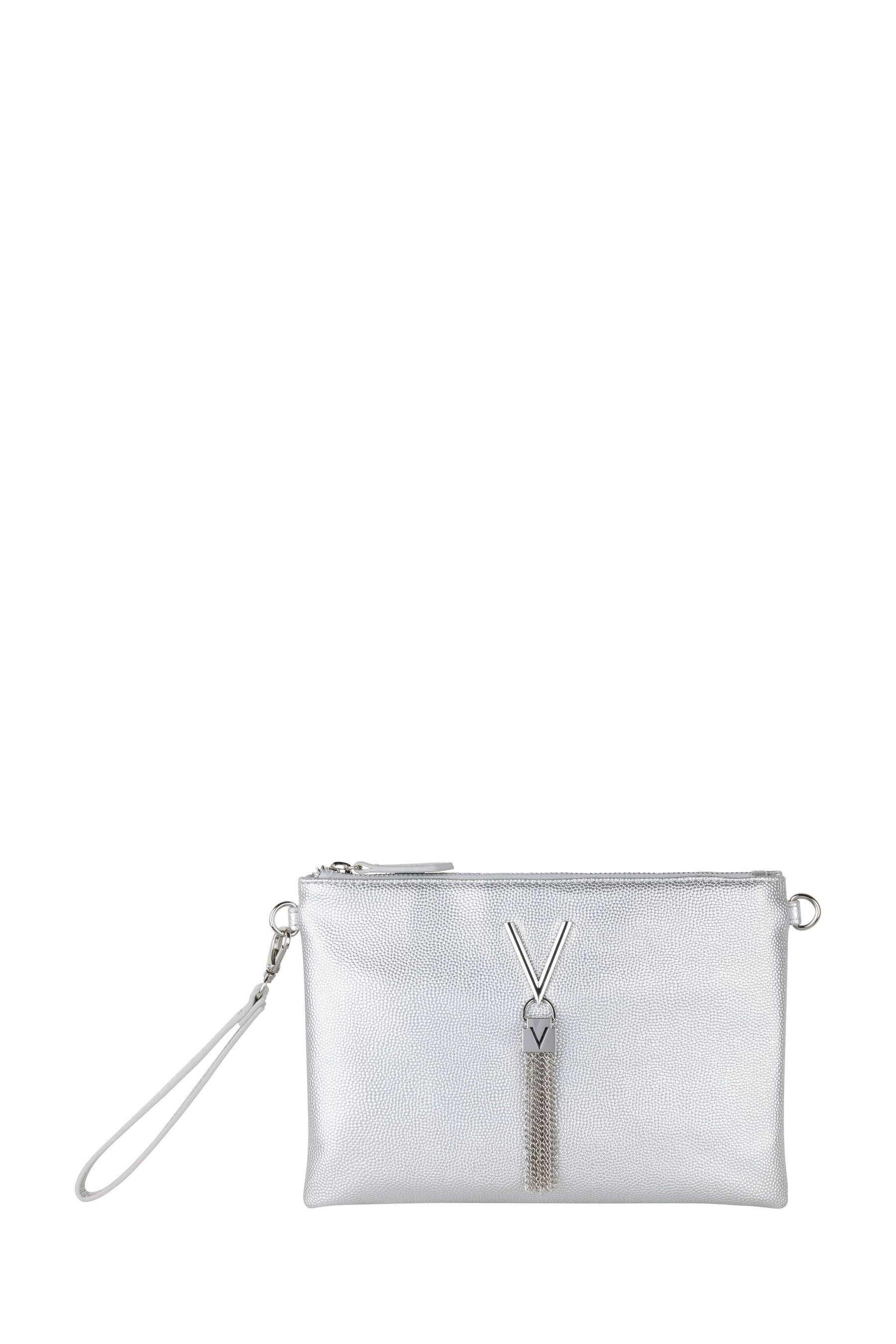 Buy Valentino Bags Silver Divina Pouch from the Next UK online shop