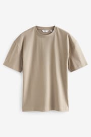 Black/White/Navy/Stone/Grey Heavyweight T-Shirts 5 Pack - Image 2 of 6