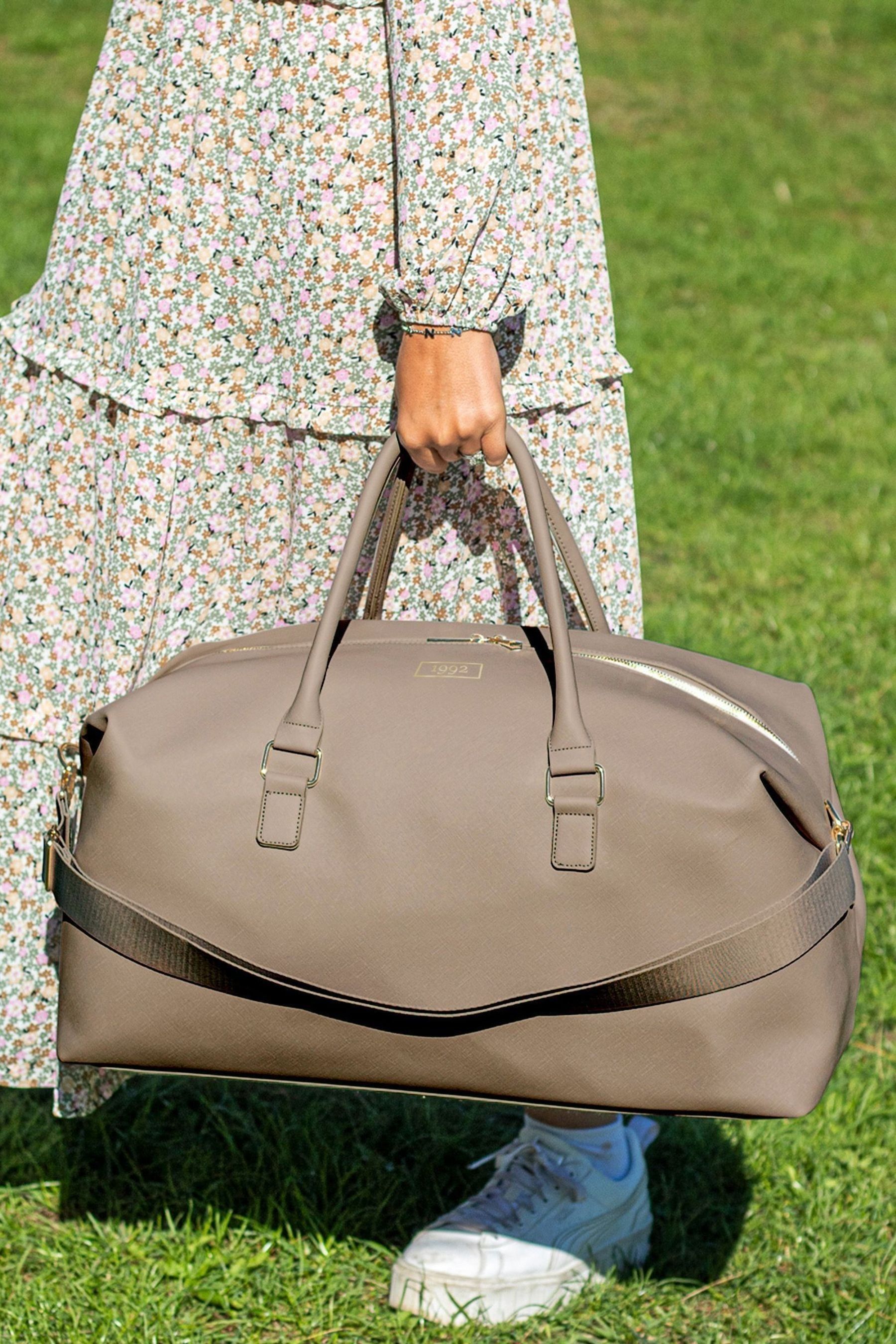 Buy Jonnys Sister Personalised Vegan Saffiano Pu Leather Weekend Holdall from the Next UK online shop