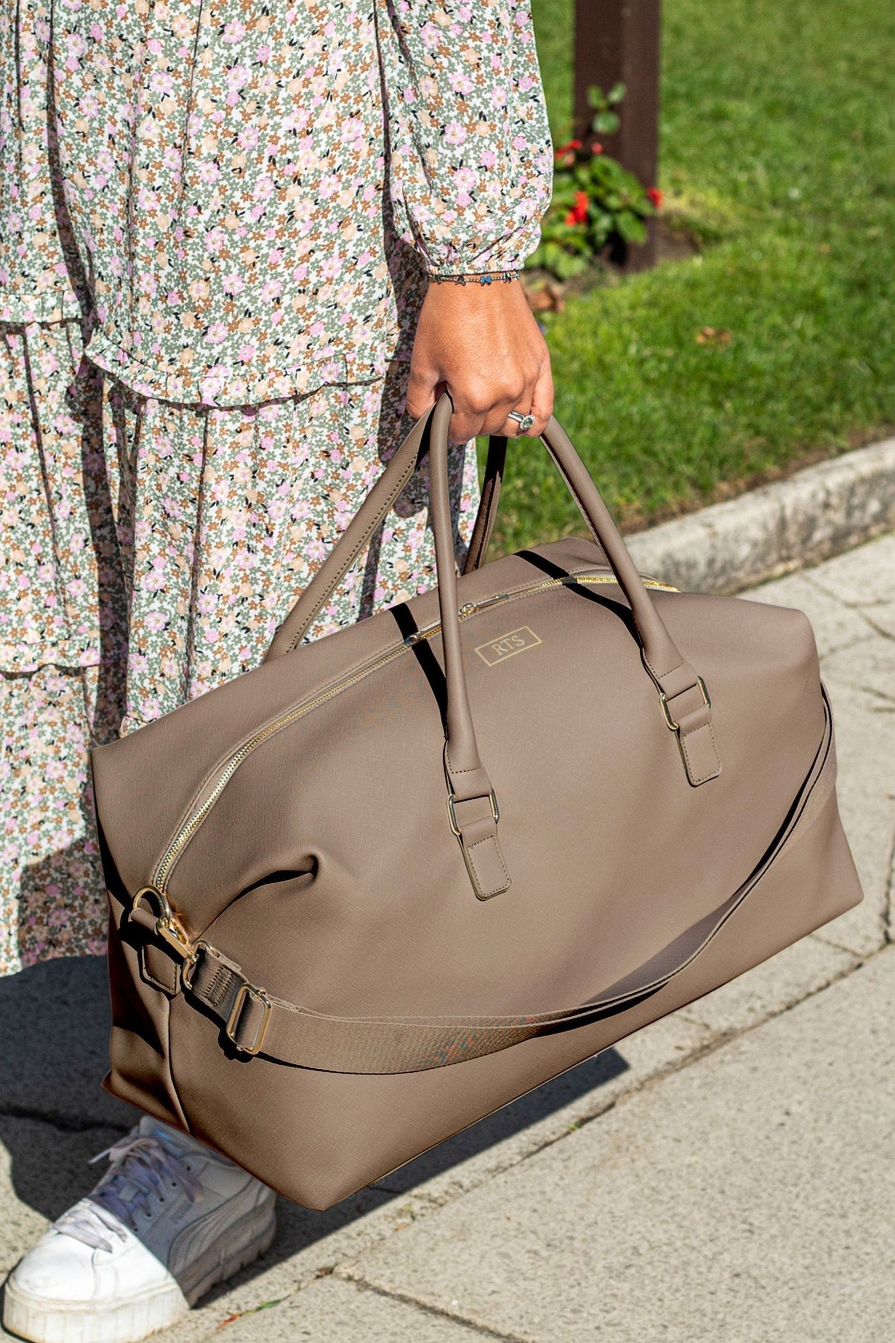 Buy Jonnys Sister Personalised Vegan Saffiano Pu Leather Weekend Holdall from the Next UK online shop