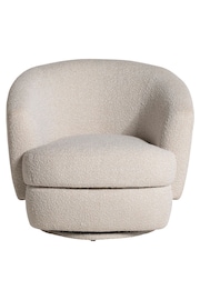 Barker and Stonehouse Neutral Arman Swivel Chair - Image 3 of 8