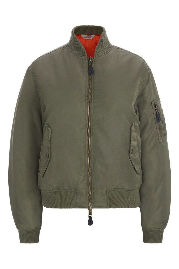 GUESS JEANS Khaki Green Bomber Jacket - Image 5 of 5