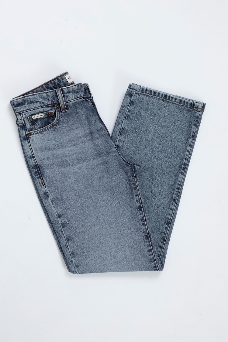 GUESS JEANS Blue Mid Rise Straight Leg Jeans - Image 9 of 9