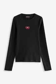 GUESS JEANS Embroidered Logo Long Sleeve T-Shirt - Bild 1 von 1