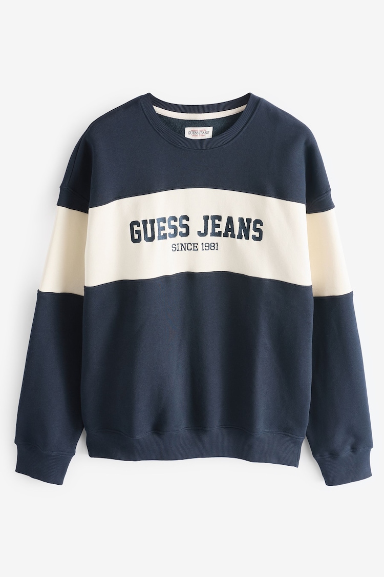 Guess Colourblock Logo Sweatshirt - Image 1 of 1