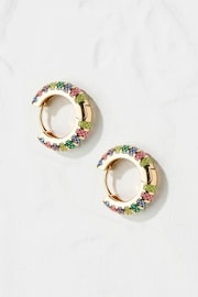 FatFace Enamel Hoop Earrings - Image 1 of 2