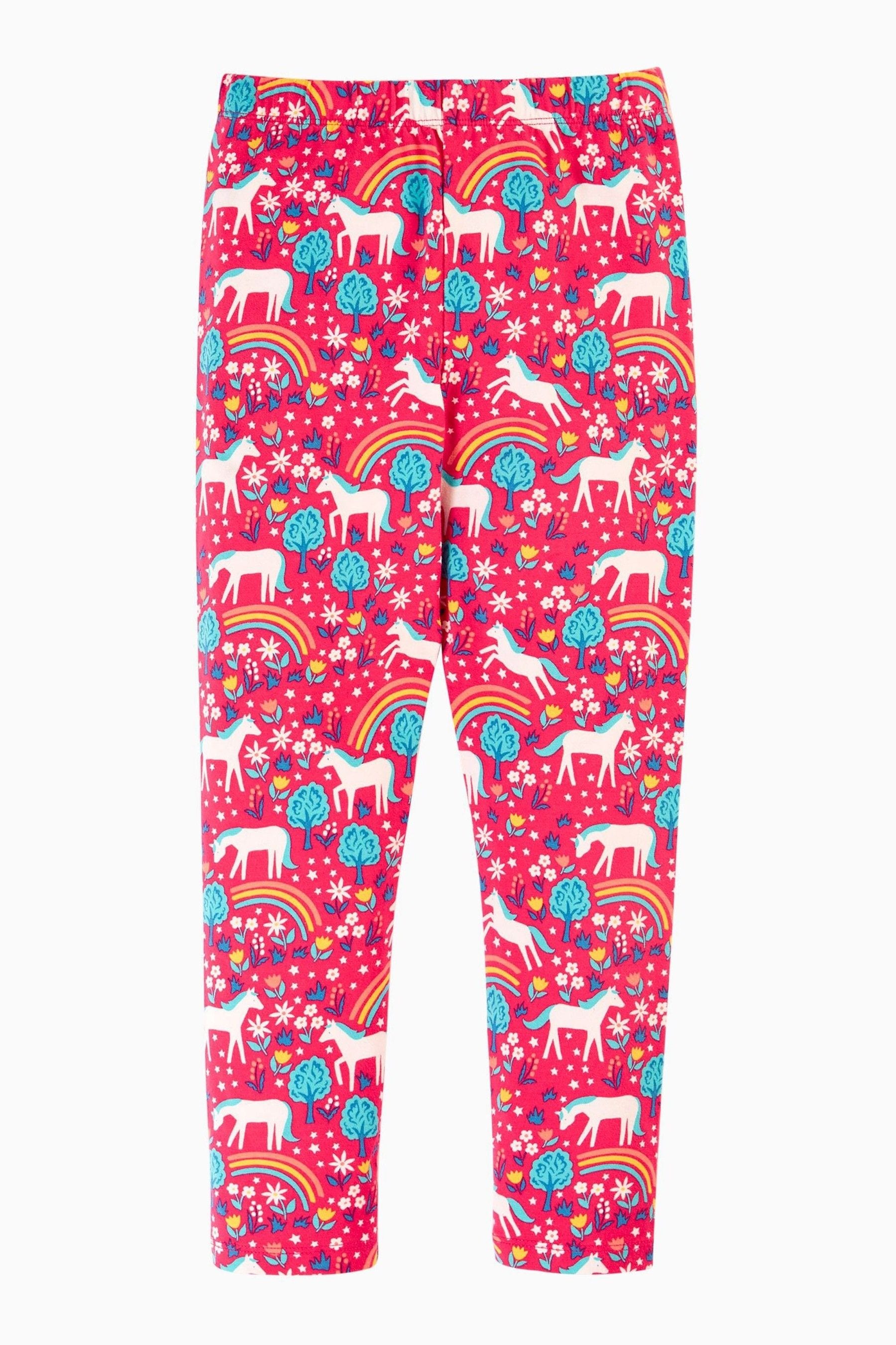 Buy Frugi Pink All Over Print Unicorn Leggings from Next Armenia