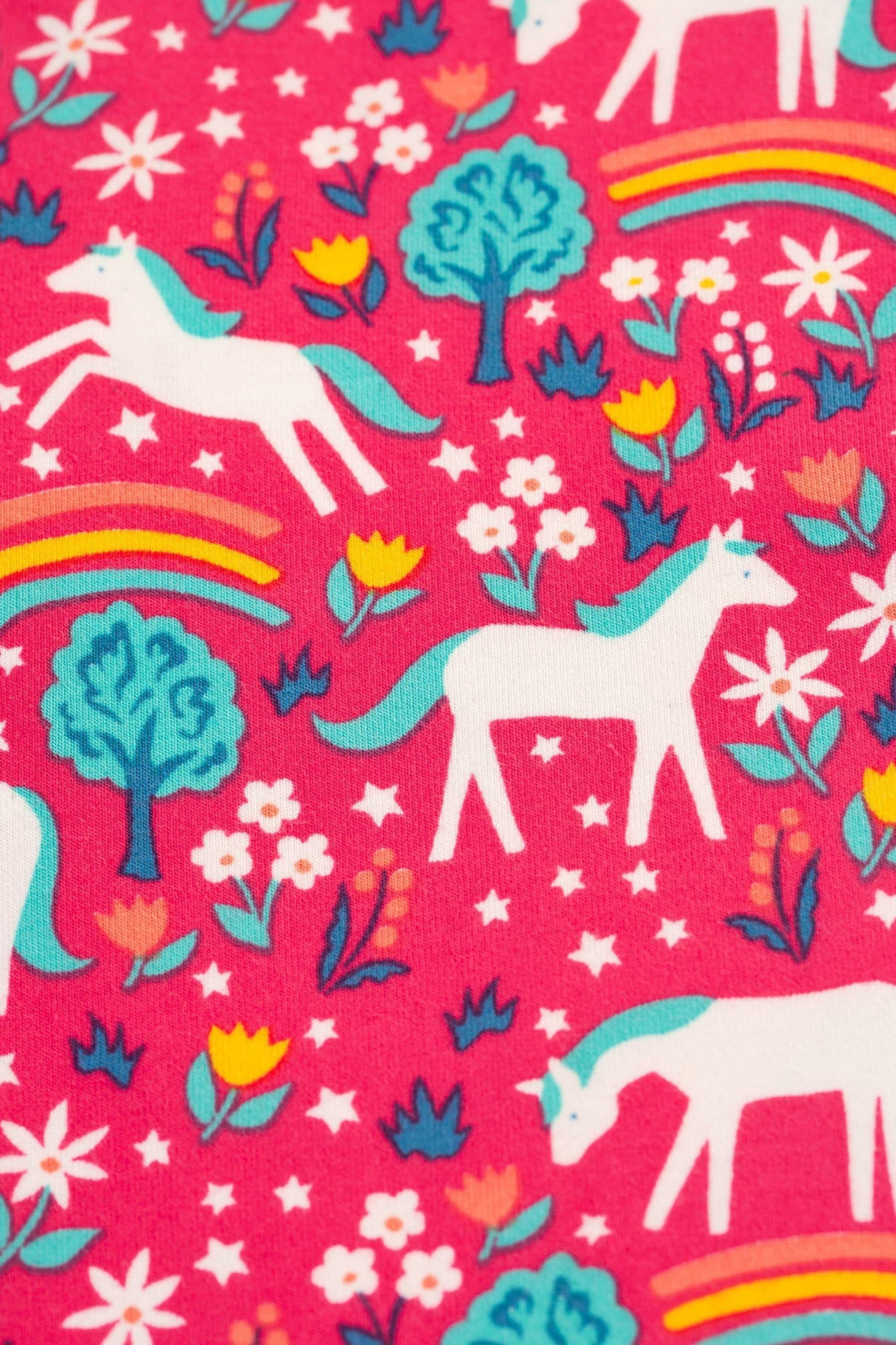 Buy Frugi Pink All Over Print Unicorn Leggings from Next Luxembourg