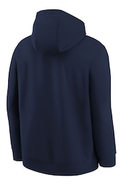 Fanatics Youth Blue MLB New York Yankees Club Fleece Club Stack Hoodie - Image 3 of 3