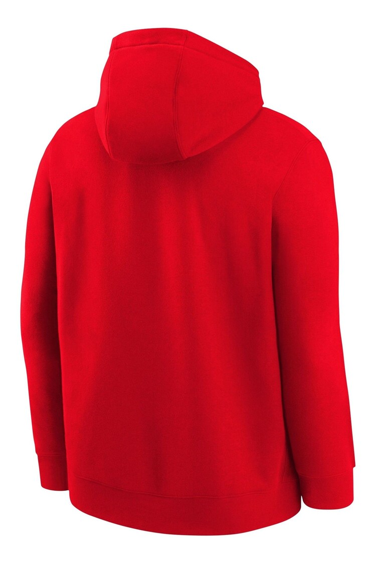 Fanatics Red St. Louis Cardinals Club Fleece Stack Youth Hoodie - Image 3 of 3