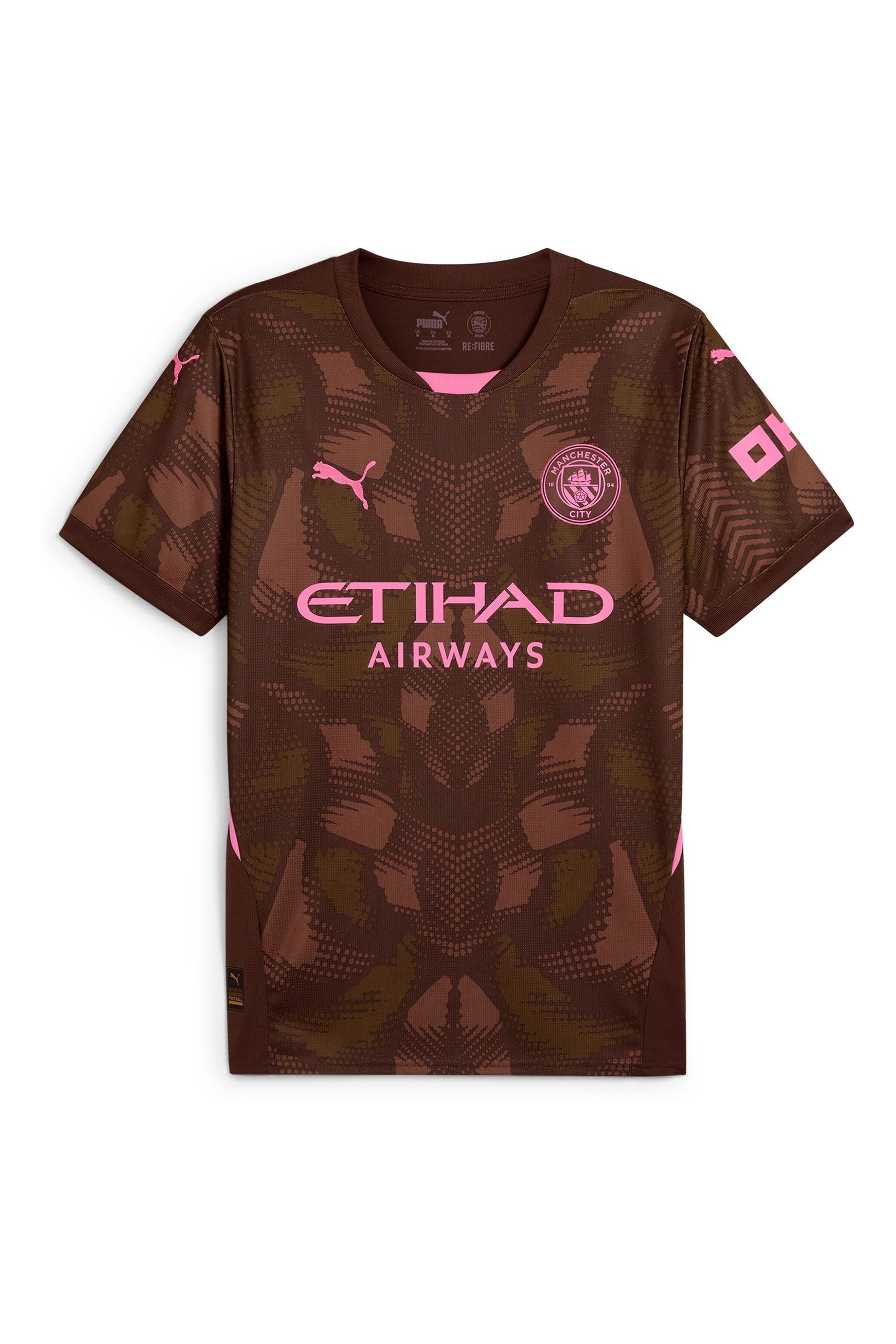 Buy Puma Brown Manchester City Goalkeeper Shirt 2024 25 from the Next UK online shop