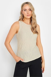 Long Tall Sally Natural Sleeveless Shell Vest - Image 1 of 5