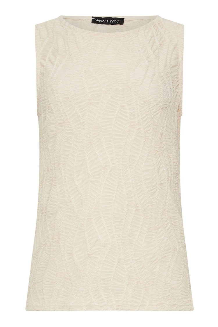 Long Tall Sally Natural Sleeveless Shell Vest - Image 5 of 5