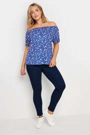 M&Co Blue Ditsy Boho Top - Image 2 of 5