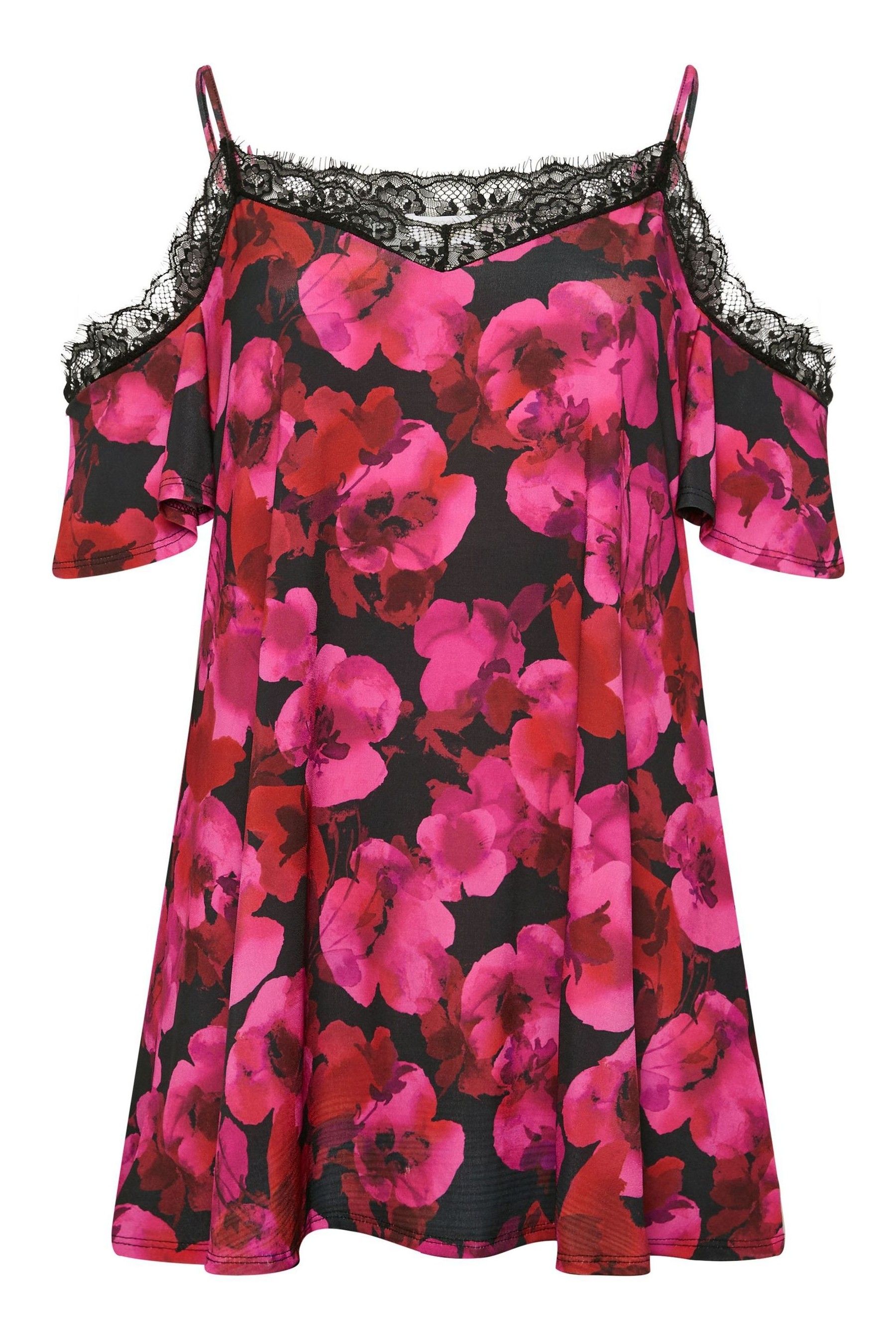 Cold shoulder swing top outlet