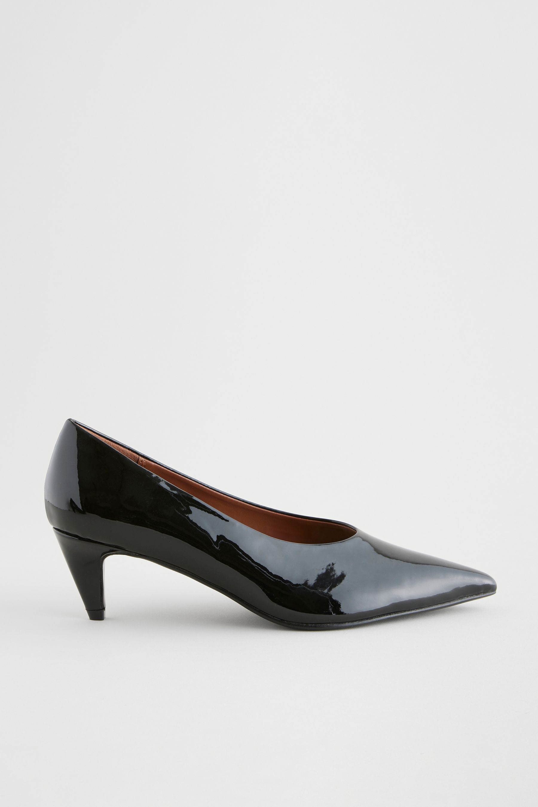 Patent kitten heel shoes store
