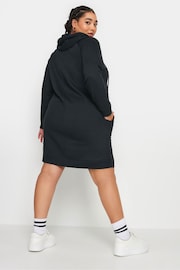 Yours Curve Black Hoodie Dress - Image 3 of 5