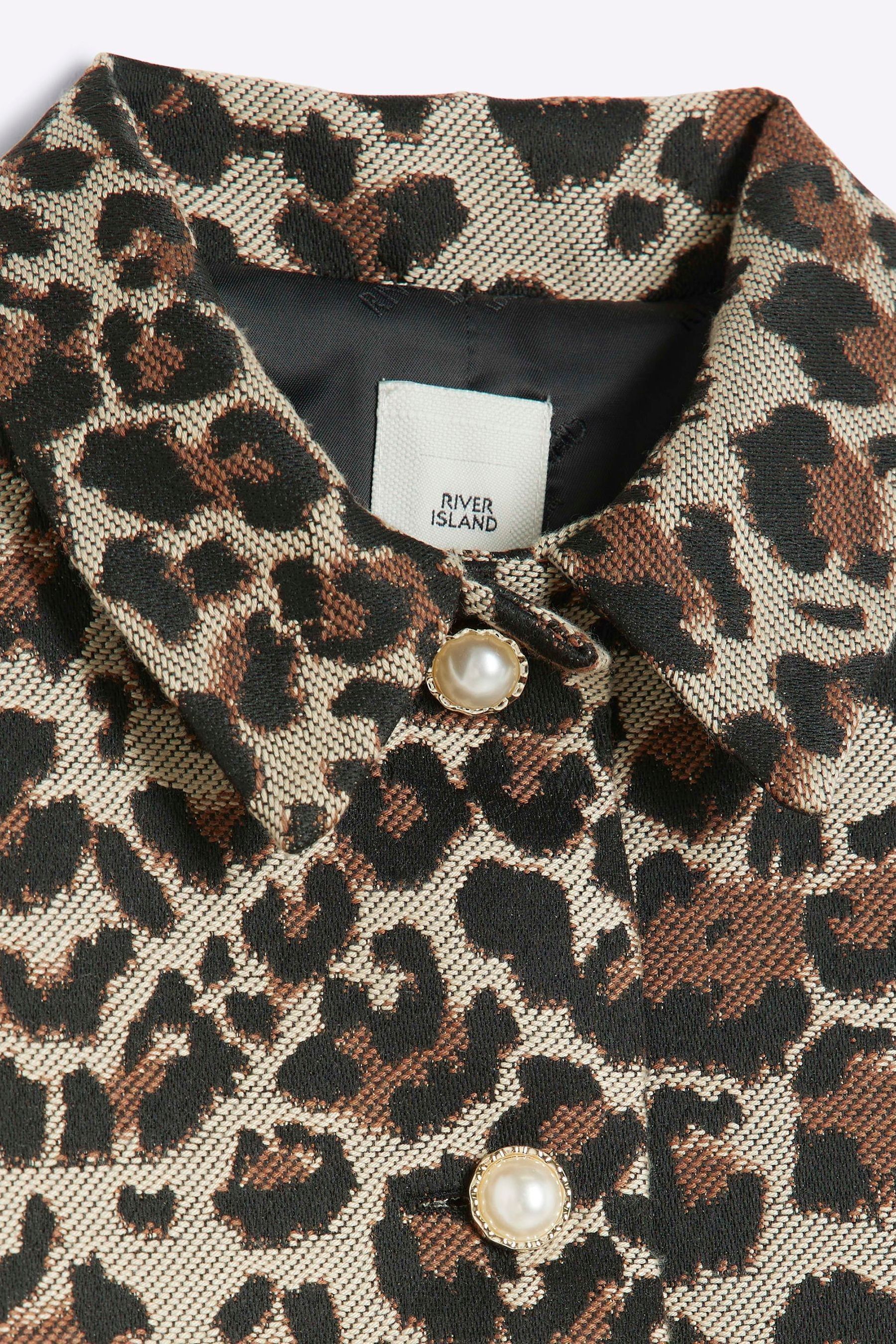 Leopard print jacket river island store