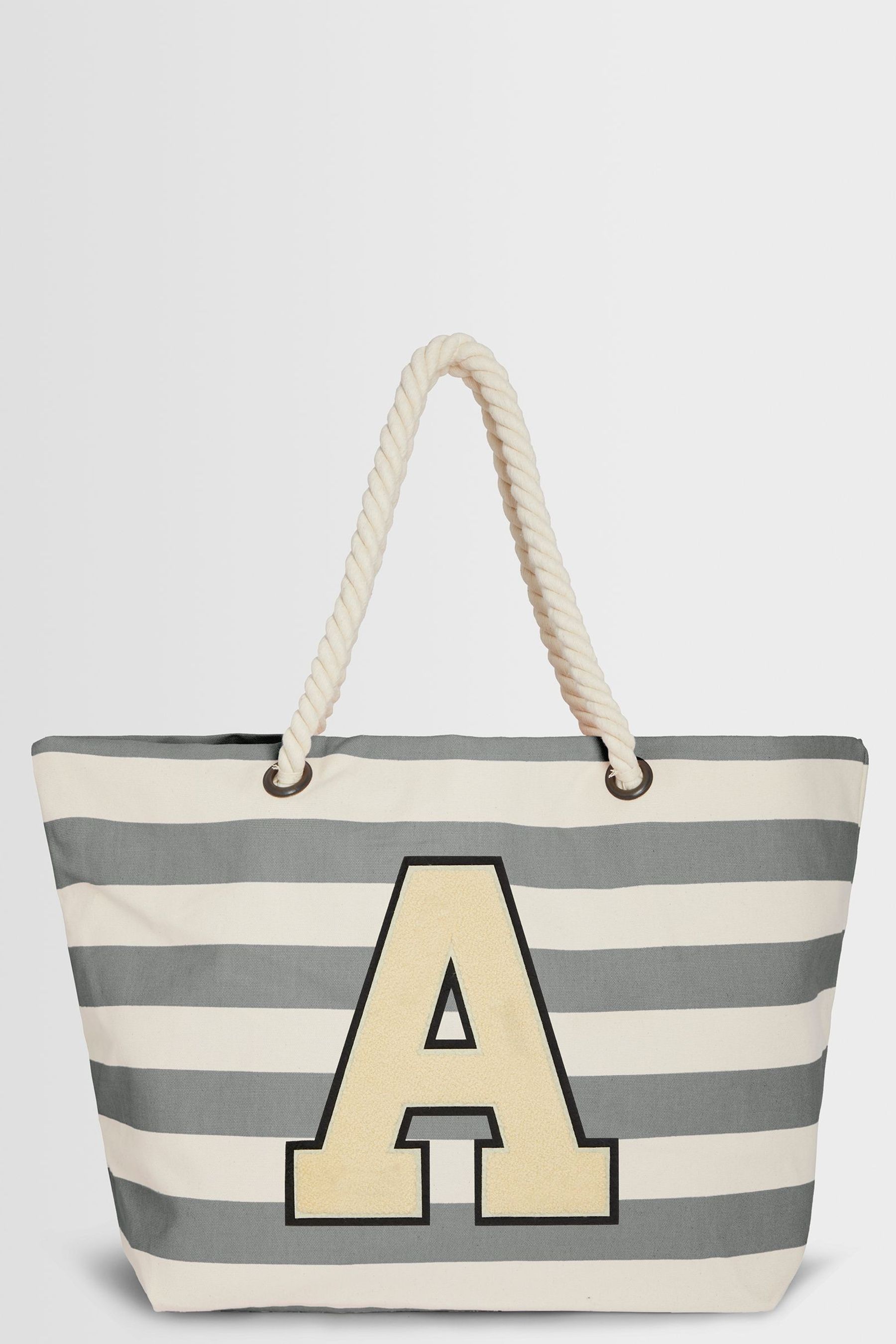 Monogrammed beach bag tote top
