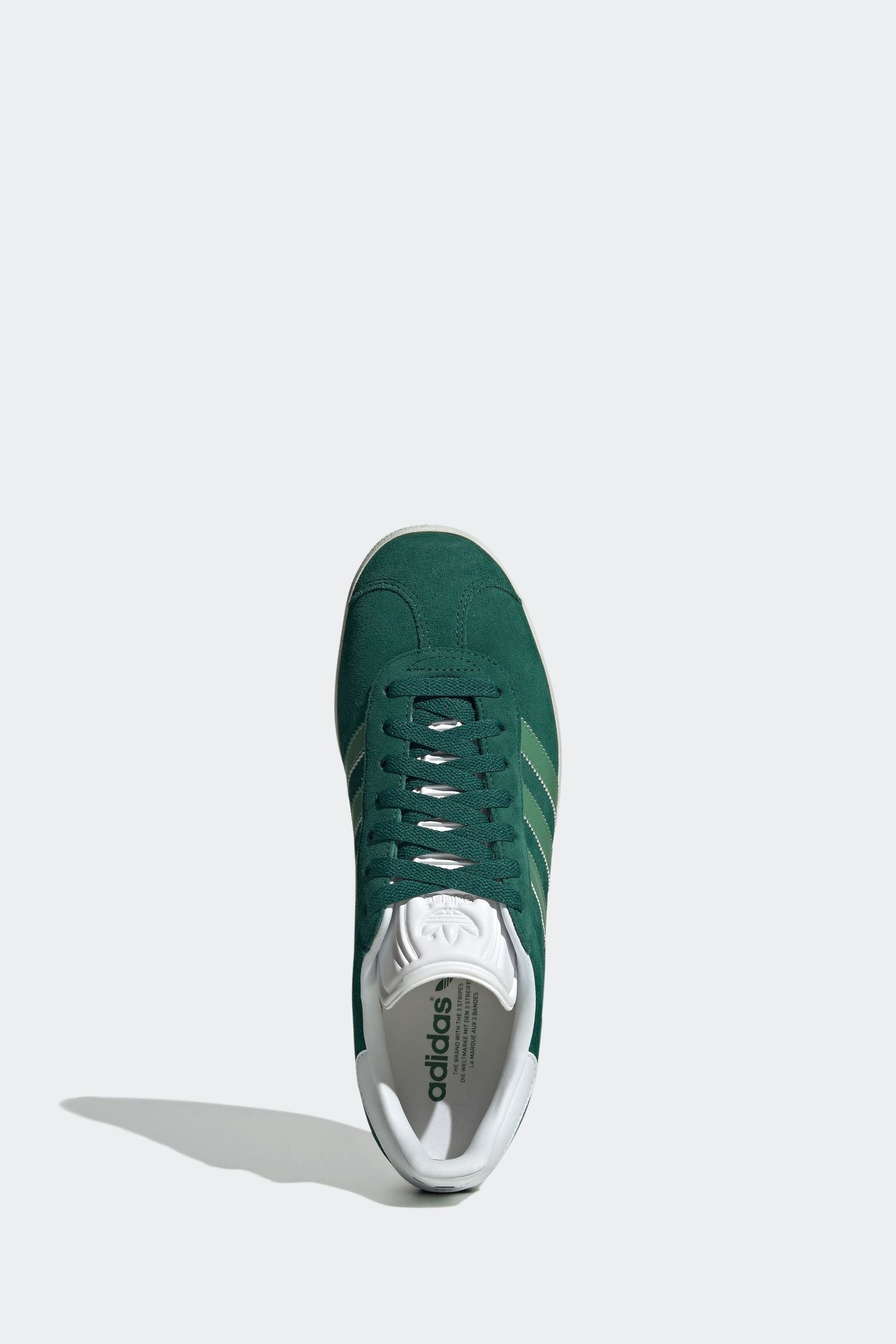 Buy adidas Originals Light Green Gazelle Trainers from Next Luxembourg