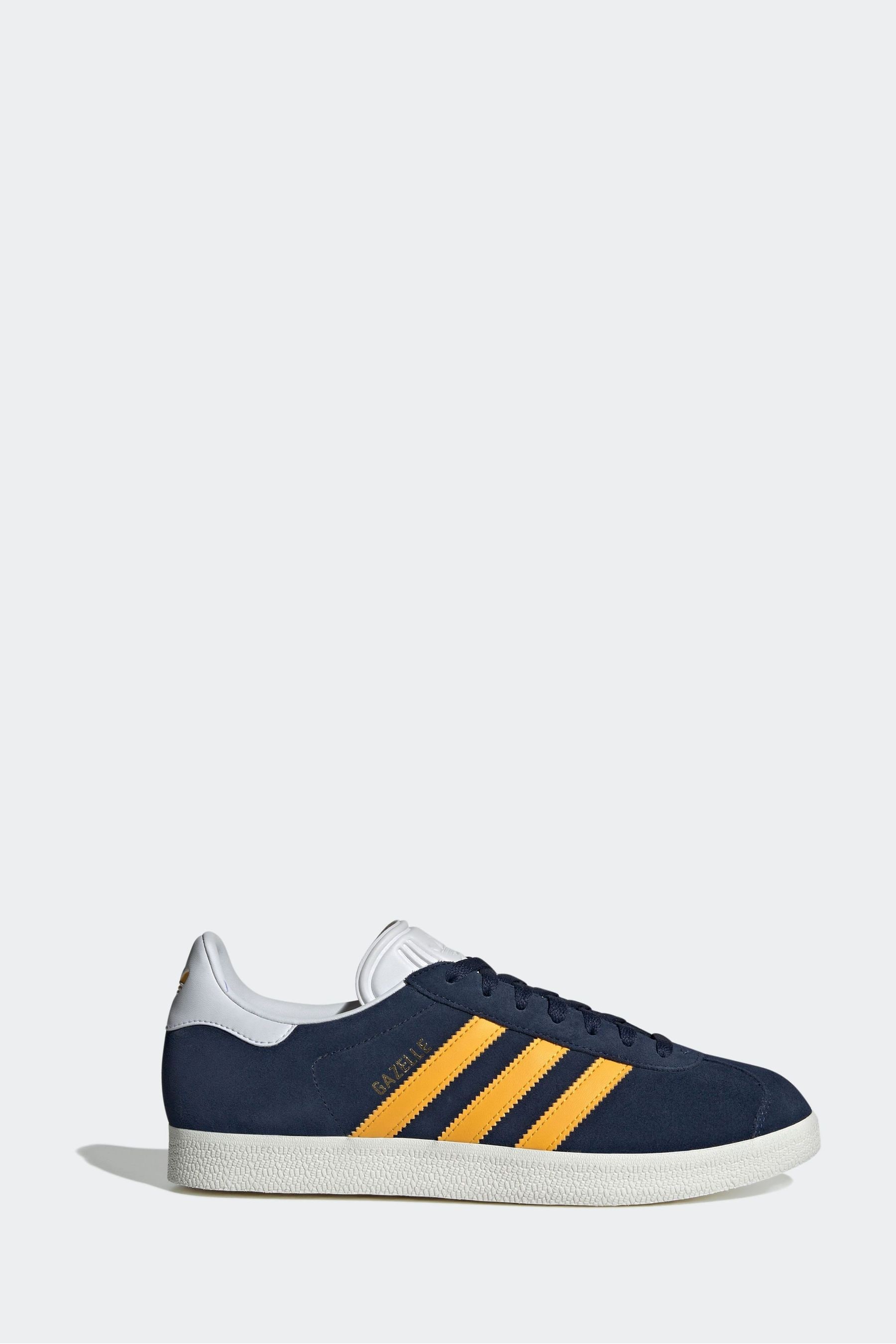 Buy Navy Yellow adidas Originals Gazelle Trainers from Next Oman