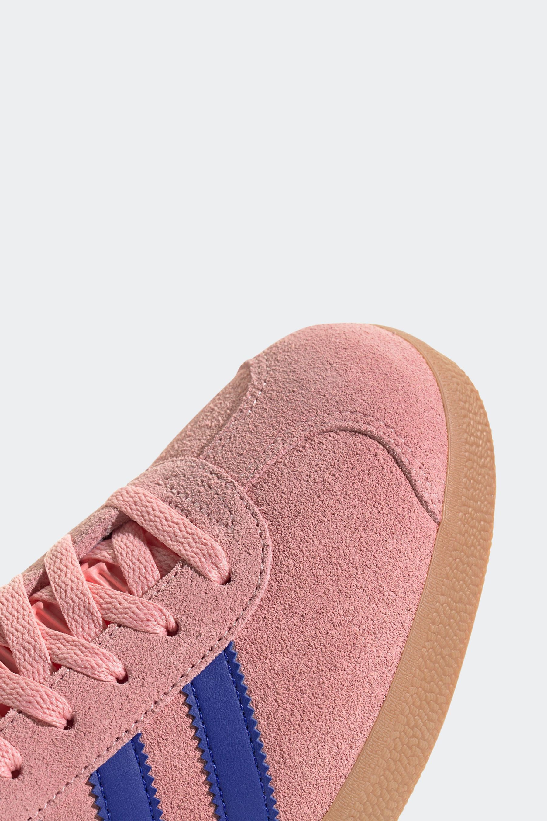 Buy adidas Originals Pink Blue Gazelle Trainers from Next Luxembourg