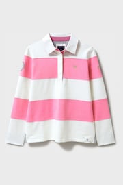 Crew Clothing Striped Long Sleeve Rugby 100% Cotton Rugby Shirts - Image 5 of 5