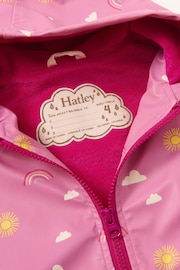 Hatley Pink Sun Charms Zip Up Raincoat - Image 4 of 4