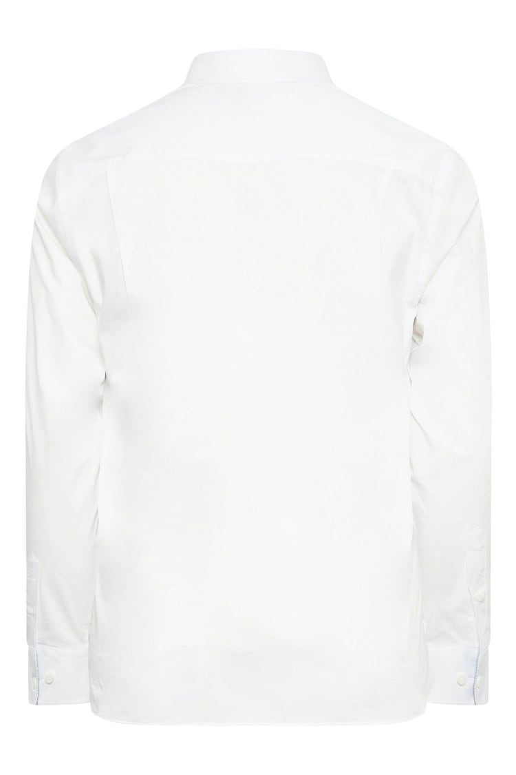 BadRhino Big & Tall White Formal Long Sleeve Shirt - Image 3 of 3