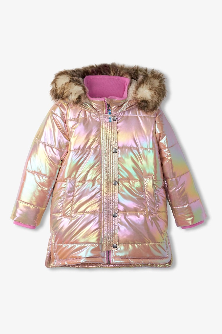 Hatley Pink Moon Sherpa Lined Puffer Jacket - Image 2 of 3