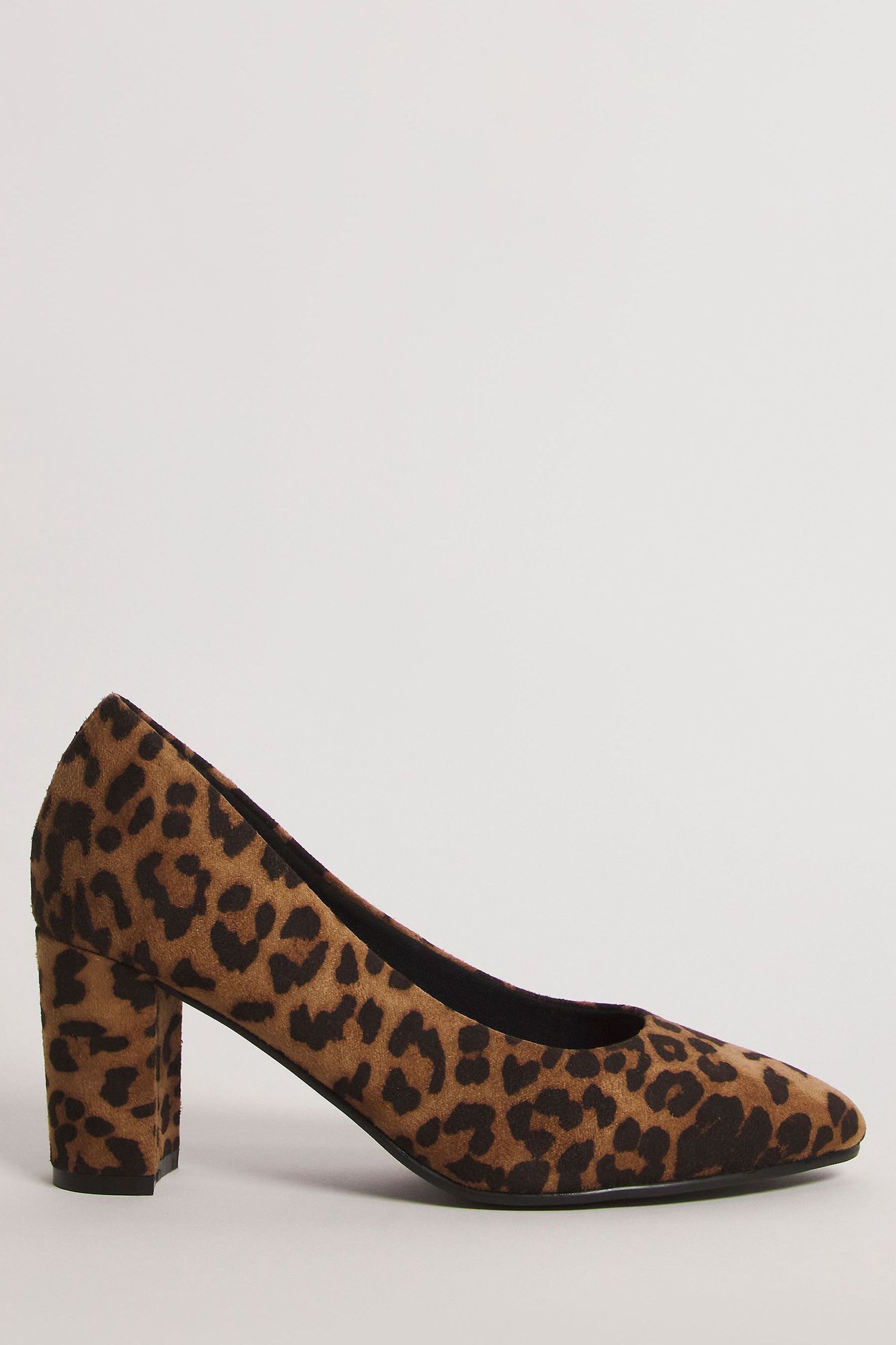 Buy JD Williams Brown Comfort Flexible Court Shoes In Wide Fit from the Next UK online shop