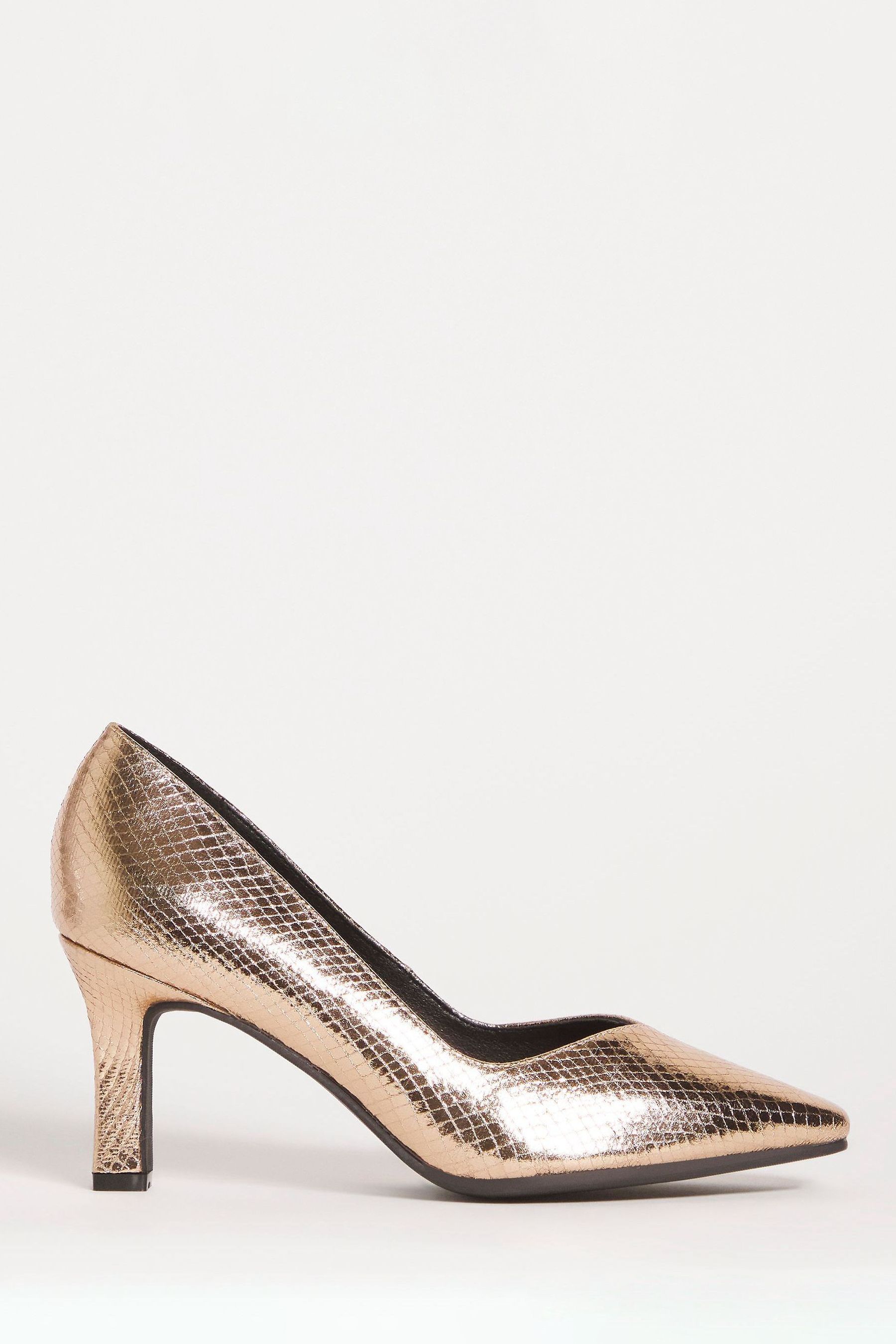 Gold court shoes ireland cheap