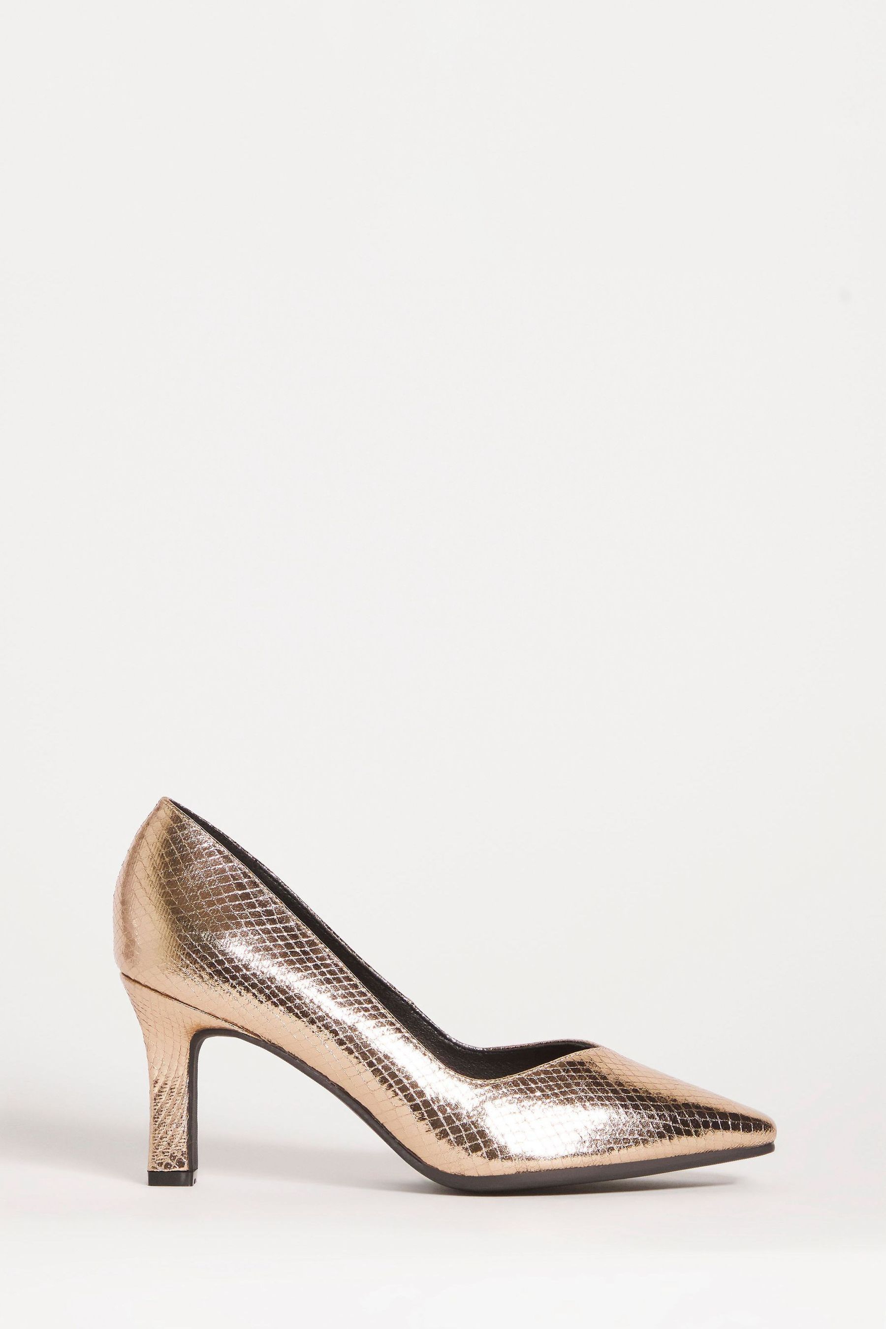 Buy JD Williams Gold Comfort Flexible Court Shoes In Extra Wide Fit from the Next UK online shop