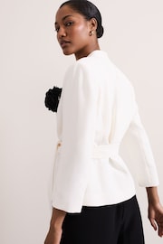 Phase Eight Cream Sophin Corsage Jacket - Image 7 of 9