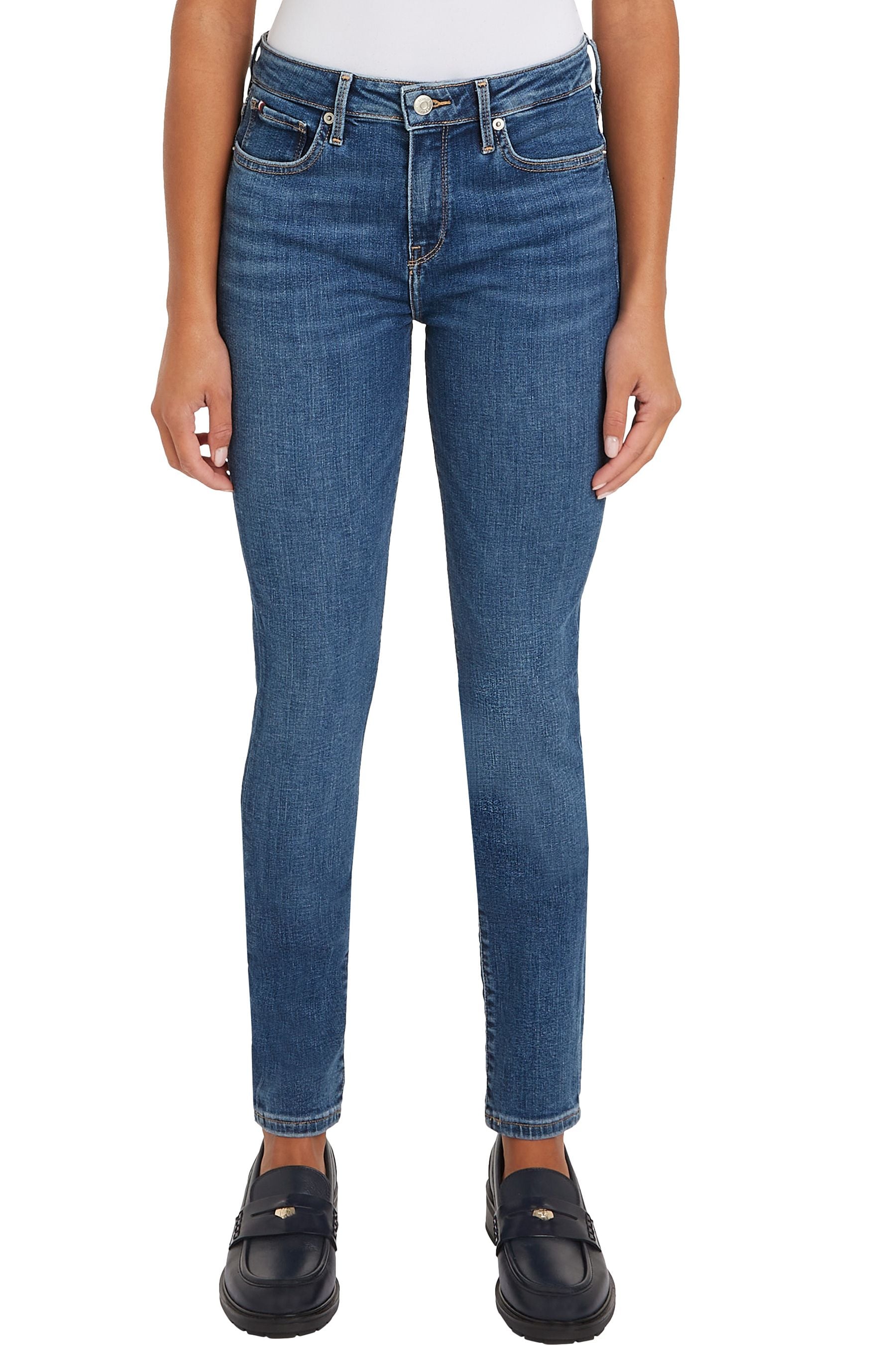 Tommy Hilfiger Nos Como Skinny Fit Jeans Blue 28 Woman