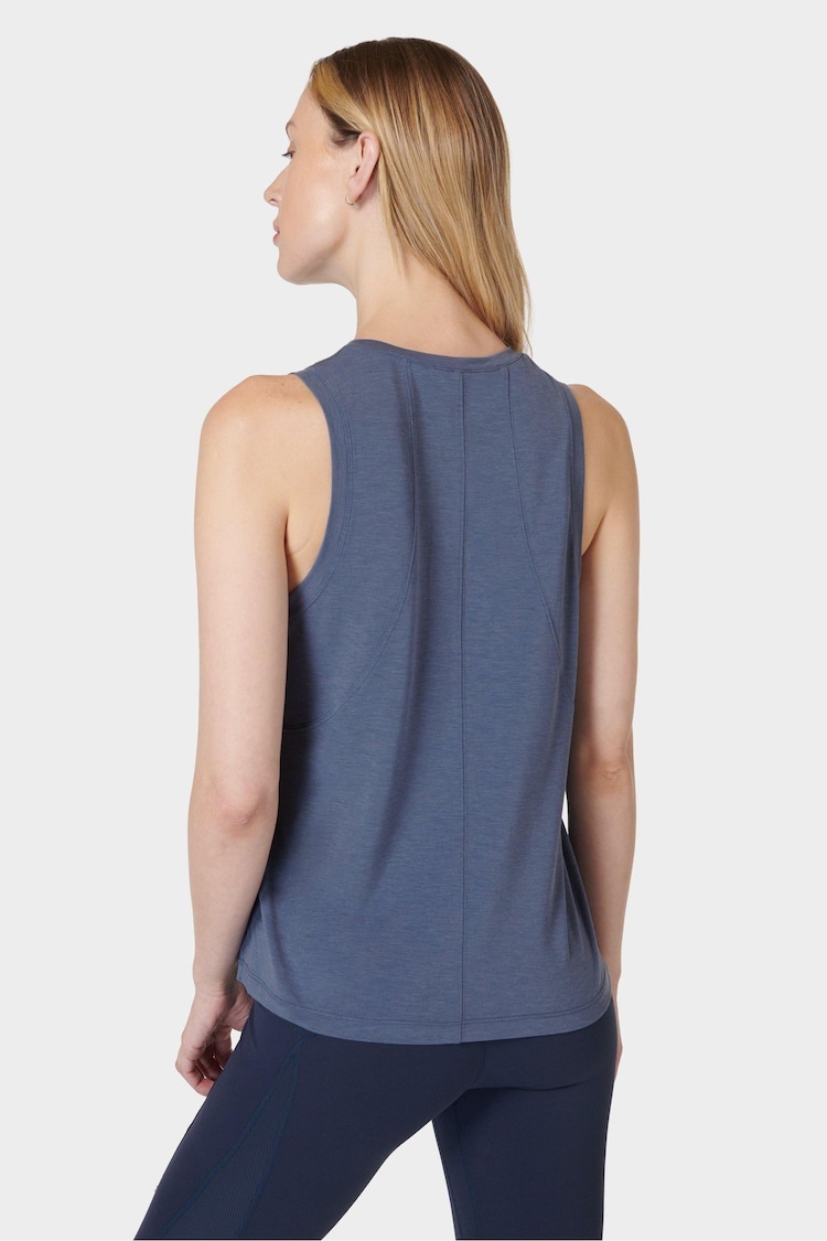 Sweaty Betty Blue Soft Flow Studio Tank - Image 2 of 7