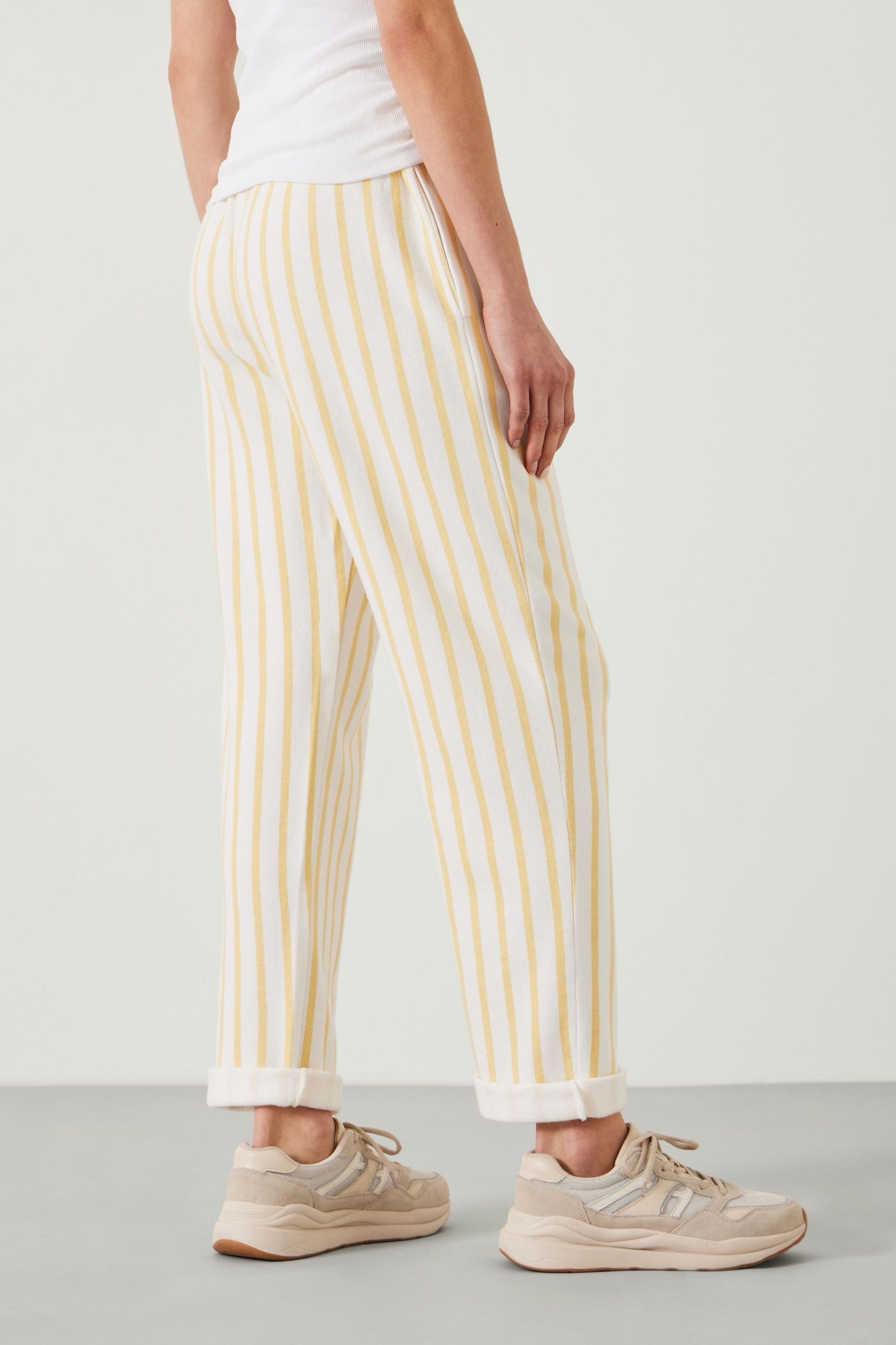 Buy Hush Yellow Martha Stripe 100 Cotton Joggers from Next United Arab Emirates